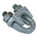2 Pcs 3/4" Drop Forged Wire Rope Clip – Galvanized Steel Cable Clamp for Rigging, Lifting & Wire Rope Securing