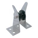 6" T316 Stainless Steel Anchor Bow Roller – Boat Platform Roller 2-1/2" x 1-3/4" Fixed Mount for Marine, Yacht & Docking Use