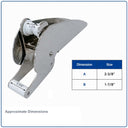 27" T316 Stainless Steel Anchor Bow Roller – Marine Boat Anchor Roller for Docking, Yacht & Rigging Systems