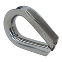 9/16" Marine T316 Stainless Steel Heavy Duty Wire Rope Thimble, Cable Thimble for Rigging, Shade Sail & Cable Protection