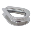 4 Pcs 9/16" Marine T316 Stainless Steel Heavy Duty Wire Rope Thimble for Rigging