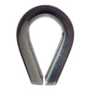 5/8" Marine T316 Stainless Steel Heavy Duty Wire Rope Thimble, Cable Thimble for Rigging, Shade Sail & Cable Protection