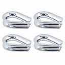 4 Pcs 5/8" Marine T316 Stainless Steel Heavy Duty Wire Rope Thimble, Cable Thimble for Rigging, Shade Sail & Cable Protection