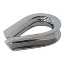 4 Pcs 5/8" Marine T316 Stainless Steel Heavy Duty Wire Rope Thimble, Cable Thimble for Rigging, Shade Sail & Cable Protection