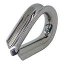 4 Pcs 5/8" Marine T316 Stainless Steel Heavy Duty Wire Rope Thimble, Cable Thimble for Rigging, Shade Sail & Cable Protection
