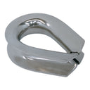 1-1/8"-1-1/4" Marine Stainless Steel Heavy Duty Wire Rope Thimble, Cable Thimble