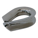 1-1/8"-1-1/4" Marine Stainless Steel Heavy Duty Wire Rope Thimble, Cable Thimble