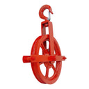 Scaffold Hoist Pulley, 10" Scaffolding Wheels Cast Iron, 1000lbs Pulley Wheel Gin Wheel, Gin Block Pulleys for Lifting
