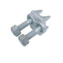 4 Pcs 9/16" Drop Forged Wire Rope Clip – Galvanized Steel Cable Clamp for Rigging, Lifting & Wire Rope Securing