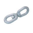 1" Eye & Eye Swivel for Marine Boats – Hot Dipped Galvanized Mooring Connector, 12,500 lbs WLL Eye & Eye Swivel