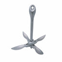 9 lb Folding Grapnel Anchor, Hot Dipped Galvanized Boat Anchor for Kayak, Jet Ski, Canoe & Small Watercraft