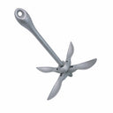 13 lb Folding Grapnel Anchor, Hot Dipped Galvanized Boat Anchor for Kayak, Jet Ski, Canoe & Small Watercraft