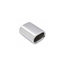 T316 Stainless Steel 5/8" Wire Rope Oval Sleeve – Marine Crimping Ferrule for Cable Rigging & Looping