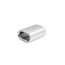 4 Pcs T316 Stainless Steel 3/4" Wire Rope Oval Sleeve – Marine Crimping Ferrule for Cable Rigging & Looping