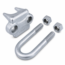 3-1/2" Heavy Duty Wire Rope Clip – Hot Dip Galvanized Drop Forged Cable Clamp for Rigging & Securing