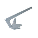 Heavy Duty 2KG 4.4 lbs Bruce Claw Anchor, Hot Dipped Galvanized Steel Boat Anchor for Yacht, Sailboat, Marine Docking, Mooring, Sand, Mud, Rock, and Gravel Bottoms