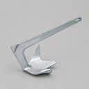 Heavy Duty 20KG (44 Lbs) Bruce Claw Anchor, Hot Dipped Galvanized Steel Boat Anchor for Yacht, Sailboat, Marine Docking, Mooring, Sand, Mud, Rock, and Gravel Bottoms