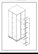 Revolving T-Shirt Display Rack 24" W x 24" D x 63" H with Casters, Mobile Retail Clothing Display Stand for Apparel, Shirts, Boutique, and Store Fixtures