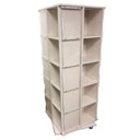 Revolving T-Shirt Display Rack 24" W x 24" D x 63" H with Casters, Mobile Retail Clothing Display Stand for Apparel, Shirts, Boutique, and Store Fixtures