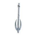 Heavy Duty 10KG Hot Dipped Galvanized Foldable Admiralty Anchor, Boat Kedge Anchor for Yacht, Sailboat, Docking, Mooring, and Marine Use