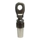 T316 Stainless Steel Swageless Eye Terminal for Cable Railing, Marine Boat Wire Rope End Fitting for Deck, Balcony, Stair, and Dock