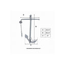 Heavy Duty 5KG Hot Dipped Galvanized Foldable Admiralty Anchor, Boat Kedge Anchor for Yacht, Sailboat, Docking, Mooring, and Marine Use