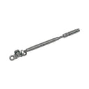 Marine Stainless Steel Swageless Deck Toggle Turnbuckle Fitting 3/16" Cable Wire