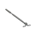 Marine Stainless Steel Swageless Deck Toggle Turnbuckle Fitting 3/16" Cable Wire