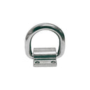 4 Pcs Marine Boat Stainless Steel 316 5/8" Bolt-On Lashing Ring D-Ring Anchor Tie Down