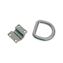 4 Pcs Marine Boat Stainless Steel 316 1" Bolt-On Lashing Ring D-Ring Anchor Tie Down