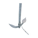 Heavy Duty 25KG Hot Dipped Galvanized Foldable Admiralty Anchor, Boat Kedge Anchor for Yacht, Sailboat, Docking, Mooring, and Marine Use