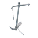 Heavy Duty 35KG Hot Dipped Galvanized Foldable Admiralty Anchor, Boat Kedge Anchor for Yacht, Sailboat, Docking, Mooring, and Marine Use