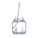 Heavy Duty 13 lbs Hot Dipped Galvanized Fold-And-Hold Anchor, Boat Anchor for Sailing, Yacht, Docking, Mooring, Fishing, and Marine Use