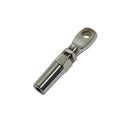 Marine Boat 1/4" Swageless Eye Terminal Cable Rail Wire Rope Stainless Steel 4 Pcs