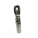 Marine Boat 3/8" Swageless Eye Terminal Cable Rail Wire Rope Stainless Steel 4 Pcs