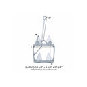 Heavy Duty 25 lbs Hot Dipped Galvanized Fold-And-Hold Anchor, Boat Anchor for Sailing, Yacht, Docking, Mooring, Fishing, and Marine Use