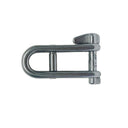 4 Pcs 3/16" Marine Halyard Shackle Captive Pin Cross Bar 550 Lb WLL, Stainless Steel