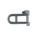 1/4" Marine Halyard Shackle Captive Pin Cross Bar 750 Lb WLL, Stainless Steel