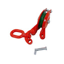 1.5 Ton Snatch Block Pulley, Single Sheave Yarding Block, Oval Eye Wire Rope Pulley, 3,000 Lbs WLL for Logging, Rigging, Towing