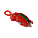2 Ton Snatch Block Pulley, Single Sheave Yarding Block, Oval Eye Wire Rope Pulley, 4,000 Lbs WLL for Logging, Rigging, Towing