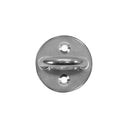 Stainless Steel Round Pad Eye Plate, Welded Formed Marine Boat Rigging Hardware for Wire Cable, Rope, and Deck Use - PACK 6