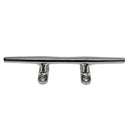 T316 Stainless Steel Flat Top Blue Water Cleat for Marine Boat, Dock, Deck, Rope Tie Down, Mooring Line, Yacht - PACK 4