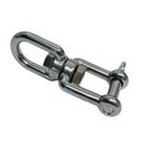 T316 Stainless Steel Eye Jaw Swivel for Marine Boat Mooring, Heavy Duty Anchor Swivel Connector for Chain, Rope, Dock, and Rigging Use