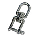 T316 Stainless Steel Eye Jaw Swivel for Marine Boat Mooring, Heavy Duty Anchor Swivel Connector for Chain, Rope, Dock, and Rigging Use