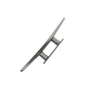 T316 Stainless Steel Low Flat Cleat for Marine Boat, Flat Top Dock Deck Rope Tie Down Cleat for Yacht, Mooring Line - PACK 4