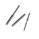 Marine T316 Stainless Steel Swageless Lag Turnbuckle for Cable Wire Rope, Adjustable Railing Fitting for Deck, Stair, Balcony, and Dock - PACK 10