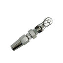 T316 Stainless Steel Swageless Toggle Cable Railing Fitting, Marine Boat Wire Rope Terminal for Deck Rail, Stair Rail - PACK 4