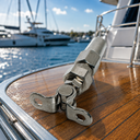 Marine T316 Stainless Steel Swageless Deck Toggle for Cable Rail Wire Rope, Railing Terminal Fitting for Deck, Stair, Dock - PACK 4