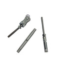 Marine T316 Stainless Steel Swageless Toggle Turnbuckle for Cable Rail Wire Rope, Adjustable Railing Tensioner for Deck, Stair, Dock - PACK 4