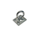 Boat Deck T316 Stainless Steel Square Pad Swivel Eye, Marine Rigging Lift Hardware for Rope, Chain - PACK 4